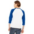thumbnail image 2 of Bella+Canvas Unisex 3/4-Sleeve Baseball Tee, 2 of 5