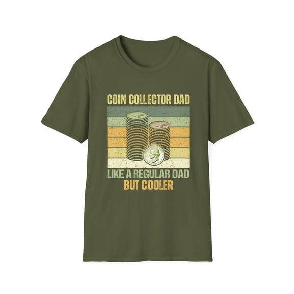 Coin Collector Dad Coins Collecting Lover Numismatics TShirt