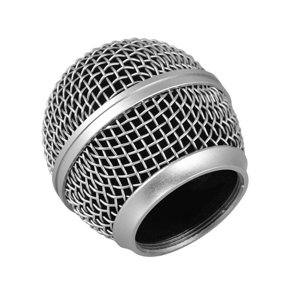 Microphone Grille Mic Replacement Ball Head Compatible with Shure SM58/SM58S/SM58LC/BETA58/BETA58A/SA-M30/SV100/UT2/PGX24/SLX4 Microphones