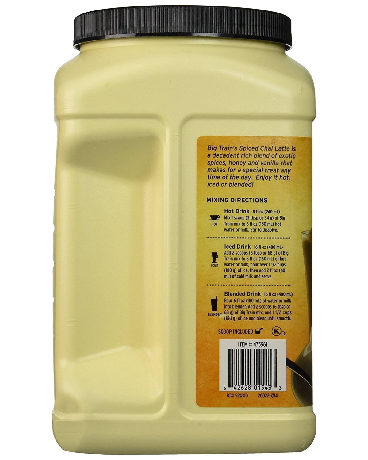 Chamba Chai Spiced Chai Latte Drink Mix, 64 Ounces