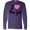 Purple, variant on Inktastic I Love Disc Golf Long Sleeve T-Shirt