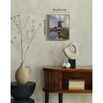 thumbnail image 4 of Drsoum Vintage Countrysid and Rivulet Wall Art Classic Retro Windmill Village Landscape Rustic Wall Prints Farmhouse Kitchen Bathroom Office Decor - 8x10in Nature Framed, 4 of 6
