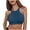 Blue, variant on 2026 under $5 asdoklhq Womens Plus Size Tops ,Women's Round Neck Wrapped Chest Solid Color Vest Tank Shirt Blouse