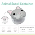 thumbnail image 3 of melii Animal Snack Container with Finger Trap, Cat, for Toddlers, Kids and Adult, 3 of 5