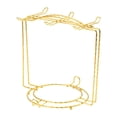 thumbnail image 3 of Naiovety Soporte organizador de cocina, soporte anticorrosión para tazas, estante de almacenamiento para encimeras limpias y ordenadas Organizadores de utensilios de cocina Oro 20X18.5 cm, 3 of 6