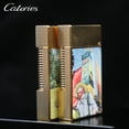 thumbnail image 3 of Kerosene lighter, Top Metal Pocket Lighter Daily Use, Sold Without Fuel.,SKU00831-彩色菱格, 3 of 21