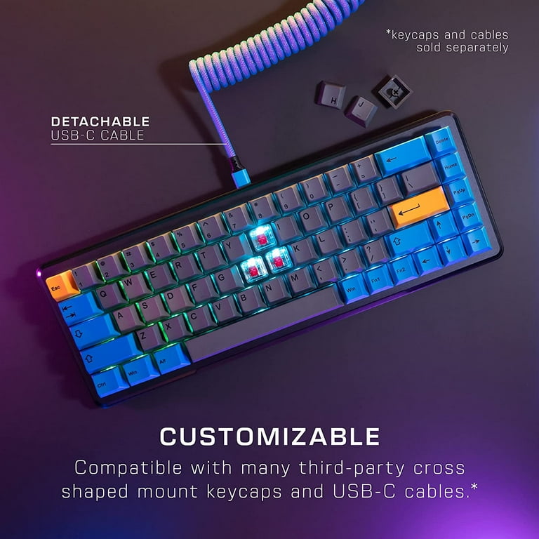  ROCCAT Vulcan II Max – Optical-Mechanical PC Gaming Keyboard  with Customizable RGB Illuminated Keys and Palm Rest, Titan II Smooth  Linear Switches, Aluminum Plate, 100M Keystroke Durability – White :  Electronics