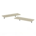 thumbnail image 3 of Furinno Rossi 23-Inch Wall Mounted Floating Display Shelves, Metropolitan Pine, Set of 2, 3 of 6