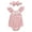 Pink, variant on Diufon Newborn Baby Girl Bodysuit Infant Ruffle Lace Sleeveless Romper and Hairband Knit Cotton Home Jumpsuit