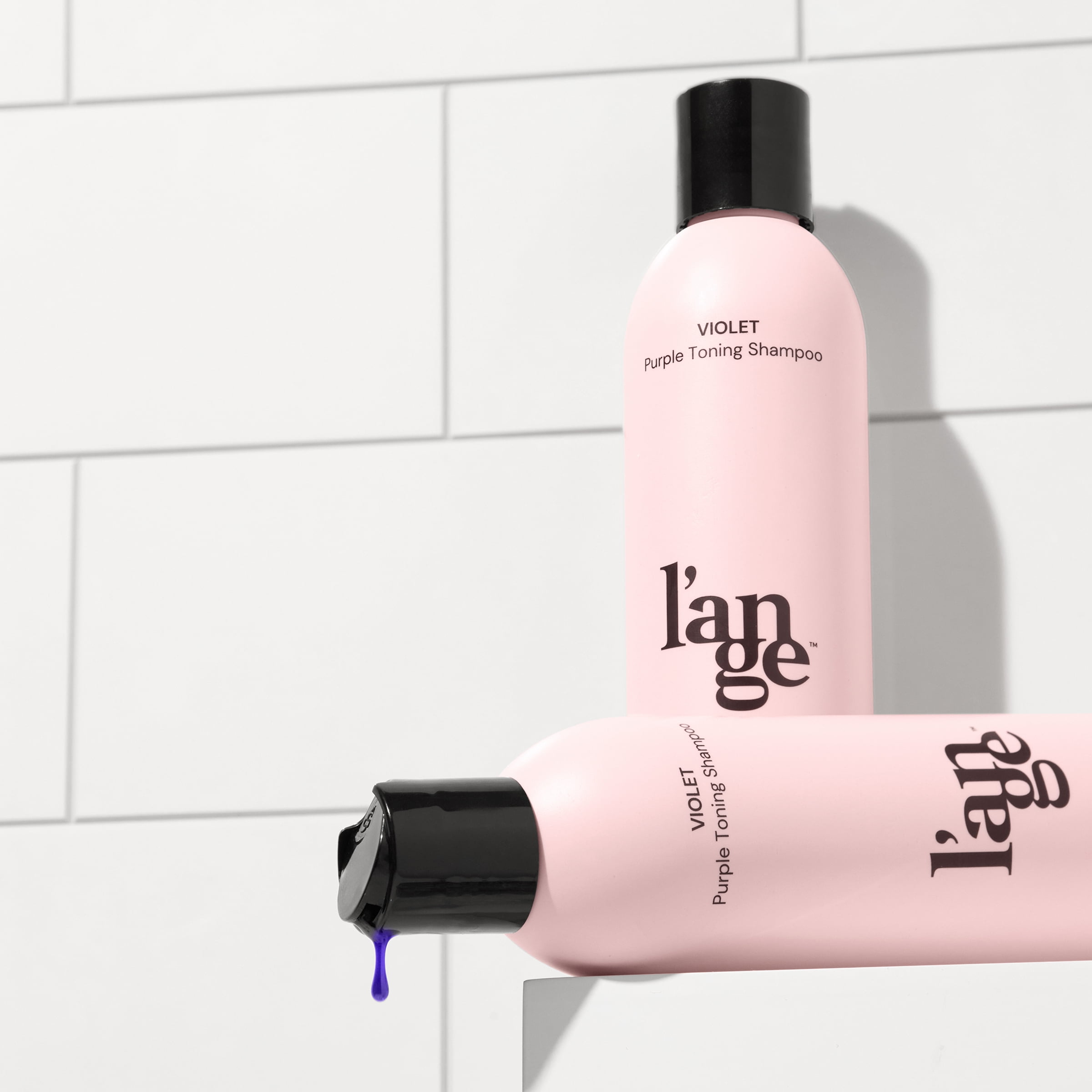 L'ange Hair Violet Purple Toning Shampoo | Tone Corrector for All Hair | UV Protection | Removes Brassy Tones