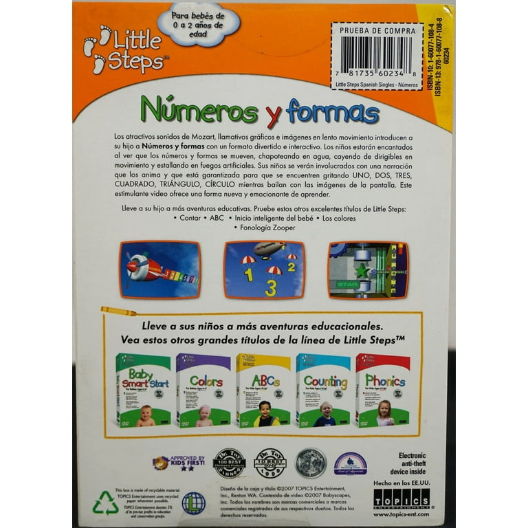 (未使用･未開封品)Little Steps: Numbers &amp; Shapes [DVD] Little Steps Numbers & Shapes DVD for Babies - Teaches