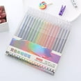 thumbnail image 6 of Darzheoy Glitter Gel Pens, Colorful Neon Glitter Pens Fine Tip Art Markers Set Colored Gel Pens for Drawing, Doodling, Scrapbook, Journaling, Gifts, 6 of 6