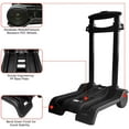thumbnail image 7 of Portable Folding Hand Truck Lightweight Trolley Compact Utility Cart with 50kg/110lbs Heavy Duty 2 Wheels Solid Construction Adjustable Handle for Moving Travel Shopping Office Luggage Use(B, 7 of 7