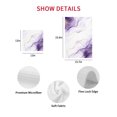 thumbnail image 7 of Marble Purple Kitchen Dish Towels for Drying Dishes Set of 2, Gold White Modern Gradient Ocean Ripple Waffle Weave Microfiber Hand Tea Bathroom Towels Quick Dry & Absorbent Towel 12x12, 7 of 7