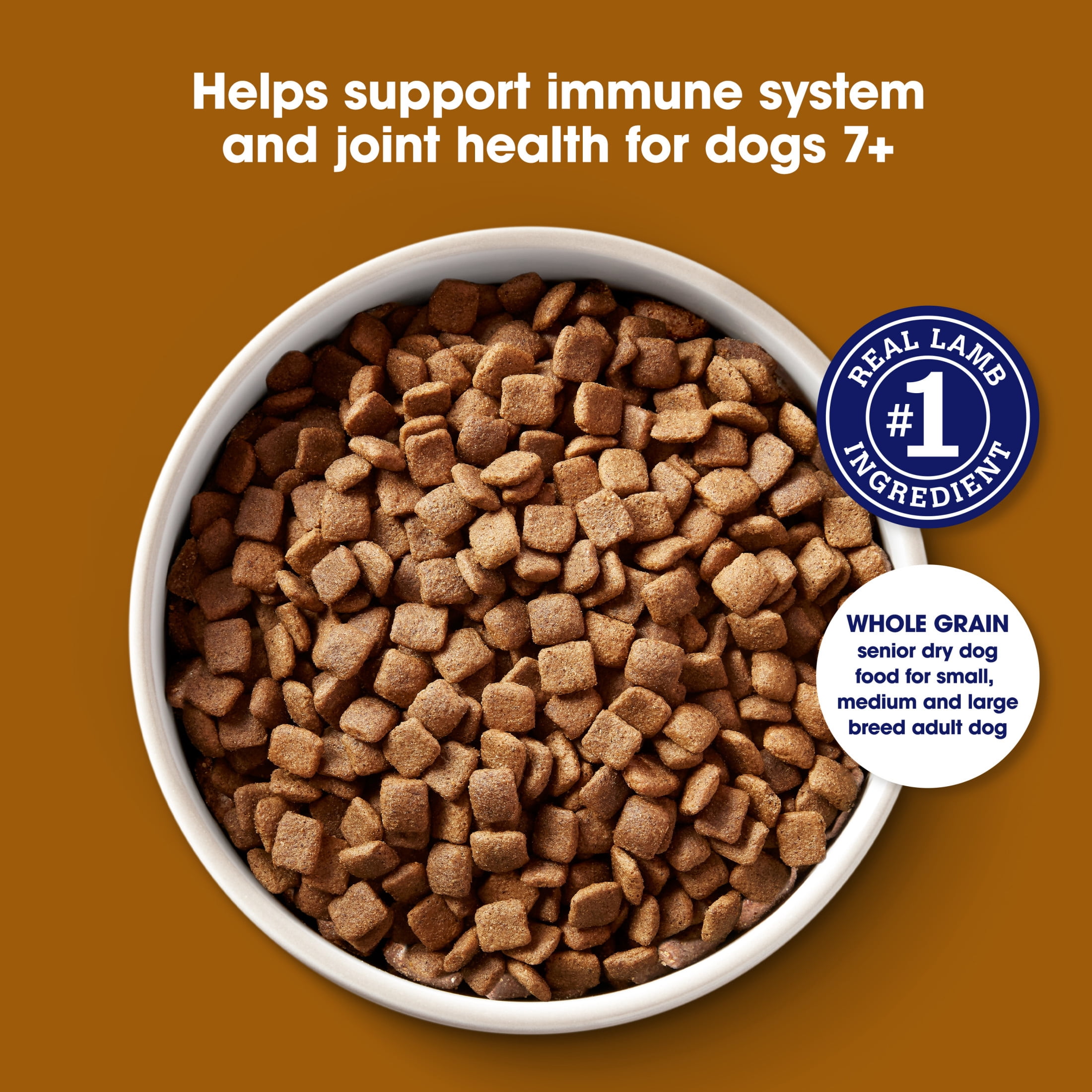 Nature's Recipe Mature Lamb & Brown Rice Dry Dog Food for Senior Dogs, 24 lb Bag