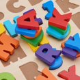 thumbnail image 4 of POINTERTECK Alphabet Puzzles - 3D Wood Alphabet / Number / Shape Puzzle Set ABC Letter Wooden Puzzles Board Educational Matching Game Learning Puzzles Board Perfect Toy Gift for 3+ Years, 4 of 4