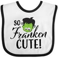 thumbnail image 3 of Inktastic Halloween So Franken Cute Boys or Girls Baby Bib, 3 of 4