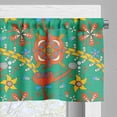 thumbnail image 5 of Ambesonne Colorful Valance & Curtain, Dot Cartoony Nature Design, 55"x24", Multicolor, 5 of 6