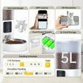 thumbnail image 4 of RKXQT 5L Automatic Cat & Dog Feeder with WiFi Camera, 1080P HD Video, Night Vision, 2-Way Audio, App Control, Low Food & Motion Alerts, Smart Pet Feeder for Cats & Small Dogs, 4 of 5