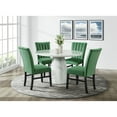 thumbnail image 4 of Picket House Furnishings Odette White Round Dining Table Complete in White, 4 of 11