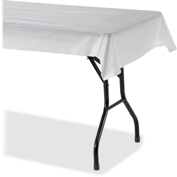 Genuine Joe Banquet Size Plastic Tablecover 3600 X 40 Gjo Walmart Com