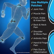 JointFlex Far Infrared Patches for Muscles & Joints, Drug-Free, 9-ct | Supports active mobility, wear up to 5 days, water resistant, non-heating, synthetic 9ct