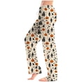 thumbnail image 2 of Stamzod Womens Fashion 2026 Halloween Pajama Pants Cute Print Straight Leg Pj Pants Women Sleep Pants with Elastic Waist Drawstring XXXXL, 2 of 7