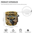 thumbnail image 4 of ZUXONGSY Sunflower Cow Teapot Cover Dust Cover with Elastic Band Insulated Kettle Cover Easy to Install And Washable for Dining Room Coffee Table Desktop Decoration, 4 of 6