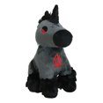 thumbnail image 6 of Mythical Fantasy Legend Black Dark Unicorn Hell Steed Luxe Soft Plush Toy Doll, 6 of 9
