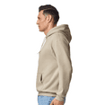 thumbnail image 4 of Gildan Men's Heavy Blend Pocket Hooded Sweatshirt, Long Sleeve Casual Bulk Hoodie, Sand, 3-Pack, M, 4 of 5