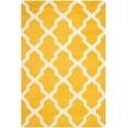 thumbnail image 3 of SAFAVIEH Cambridge Liam Geometric Wool Area Rug, Gold/Ivory, 3' x 5', 3 of 7