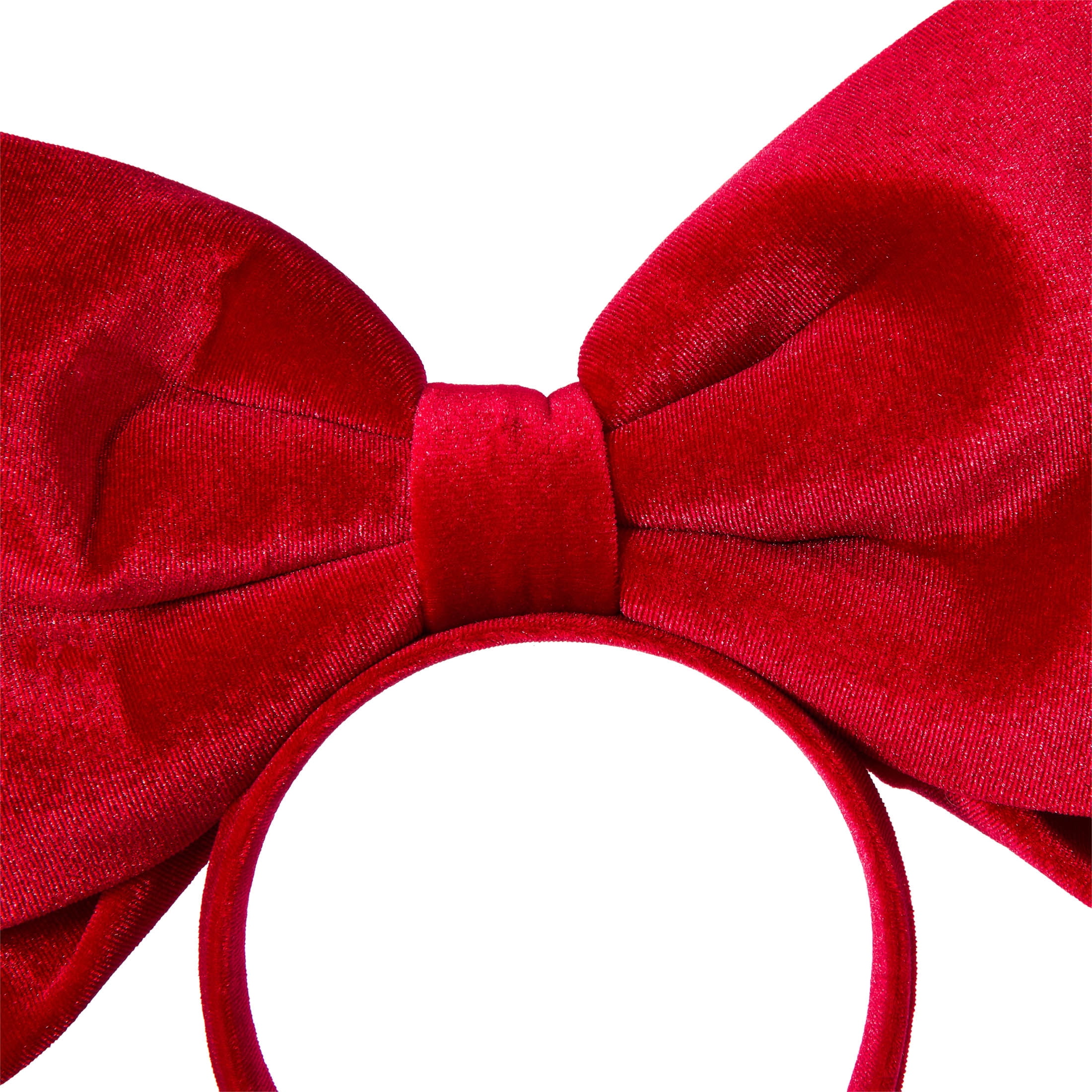 Red Velvet Oversized Bow Headband, 21" by Holiday Time