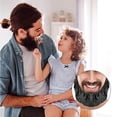 thumbnail image 3 of LMTODLFG Beard Bandana 6 Pack Men Beard Bib Black Beard Covers Soft Comfortable and Silky Satin Facial Hair Apron Guard Bonnet Rag Man Bedtime Bib Beard Cap Ear Beard Bandana, 3 of 6