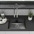 thumbnail image 6 of Rivage 23 x 18 Stainless Steel, Single Basin, Undermount Kitchen Sink, Black, 6 of 10