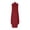 Red, variant on Tnhcen Women's Summer Sleeveless V - neck Loose Maxi Dress Beach Sundress Plus Size S - 2XL Stretchy Fabric Lightweight Solid Color Casual Dress For Women