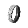 thumbnail image 3 of Will Always Be With You Stainless Steel Couples Ring Wedding Promise Ring Letter Engagement Wedding Promise Rings Jewelry, 3 of 8