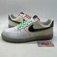 thumbnail image 1 of Size 13 - Ni&ke Air Force 1 Premium Low White Leather Green Pink (573974-100), 1 of 6
