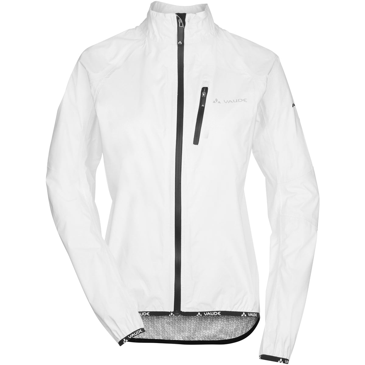 White Vaude Women's Drop Biking Rain Jacket III 