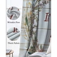 thumbnail image 3 of Vintage Spring Floral Kitchen Curtains Retro Summer Flower Cafe Short Curtains for Bathroom Blackout Window Curtain Grommet Small Window Treatment Tier Drapes for Bedroom Living Room 52"x45"x2, 3 of 9