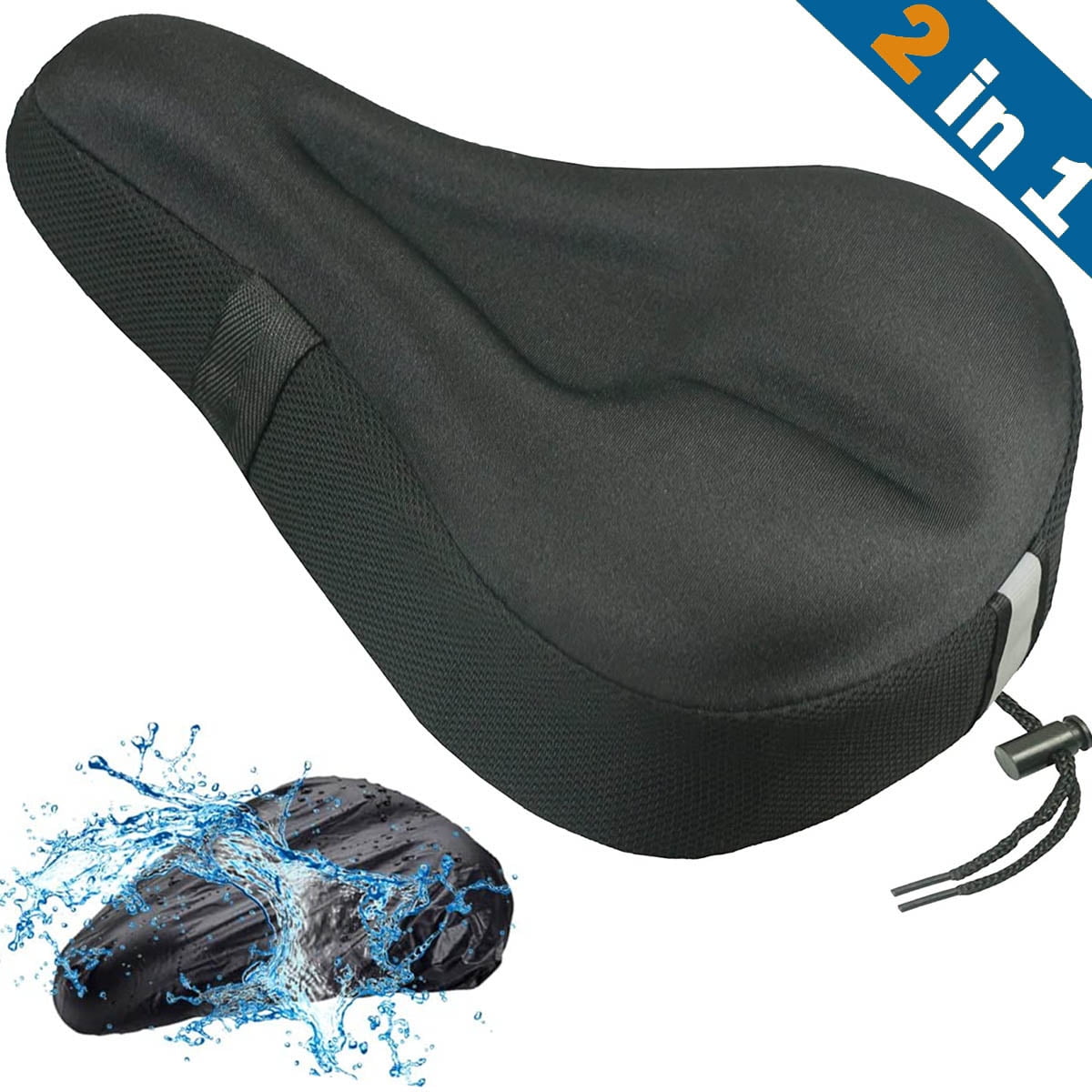 gel padded bike seat cover