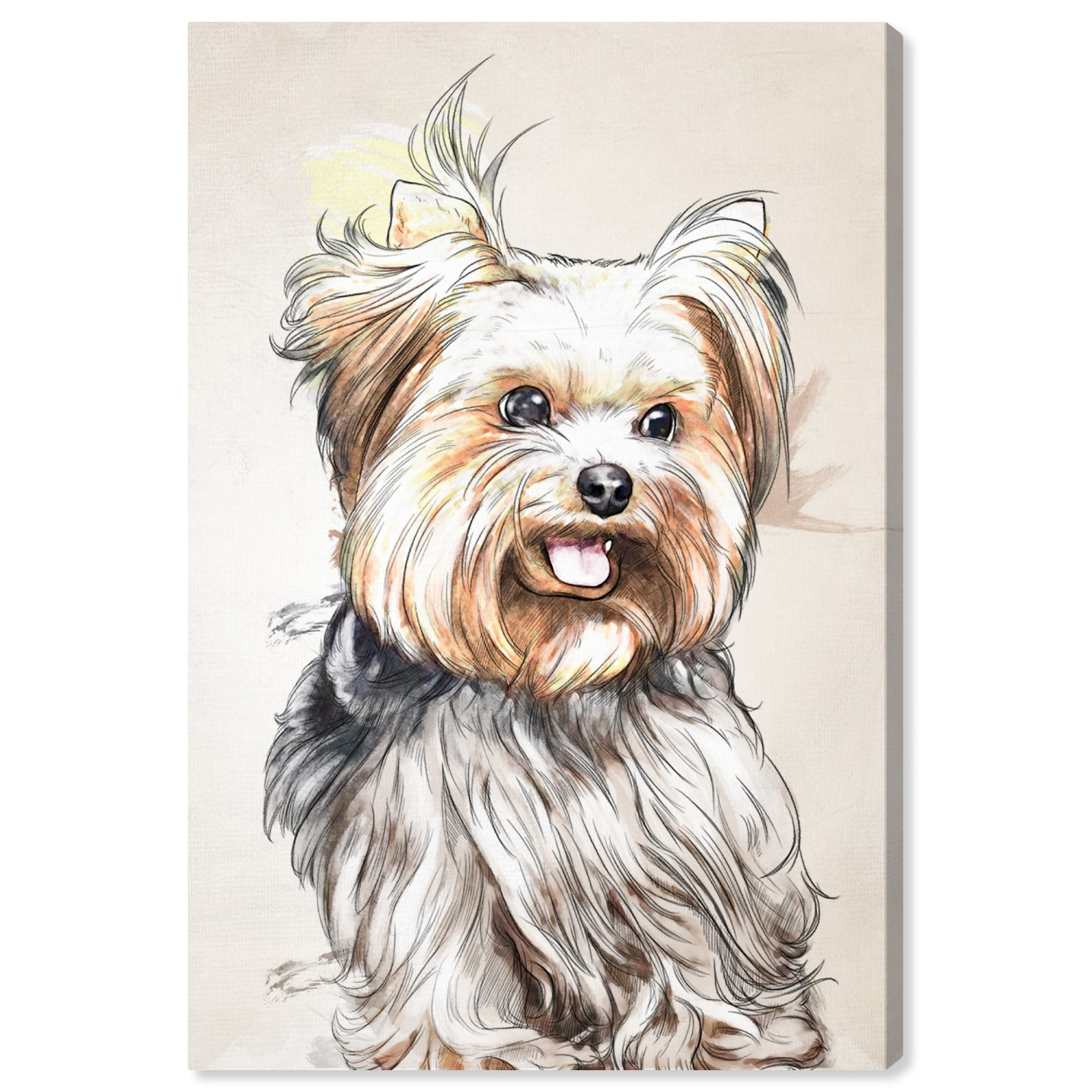 Wall Art Canvas Picture Print Beautiful Yorkie Yorkshire Terrier Dog Puppy 3.2 
