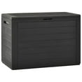 thumbnail image 1 of vidaXL Coffre de Rangement de Jardin Anthracite 78x44x55 cm, 1 of 5