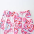 thumbnail image 5 of Gubotare Girls Clothing Sets Athletic Toddler Baby Girl Summer Outfits Short Sleeve T-shirt Top + Shorts Set 4T 5T (Hot Pink,4-5 Years), 5 of 7