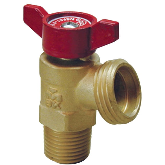 ProLine 1/2 In. MIP x 3/4 In. Hose Thread Brass Cast Iron Boiler Drain 102-053HN