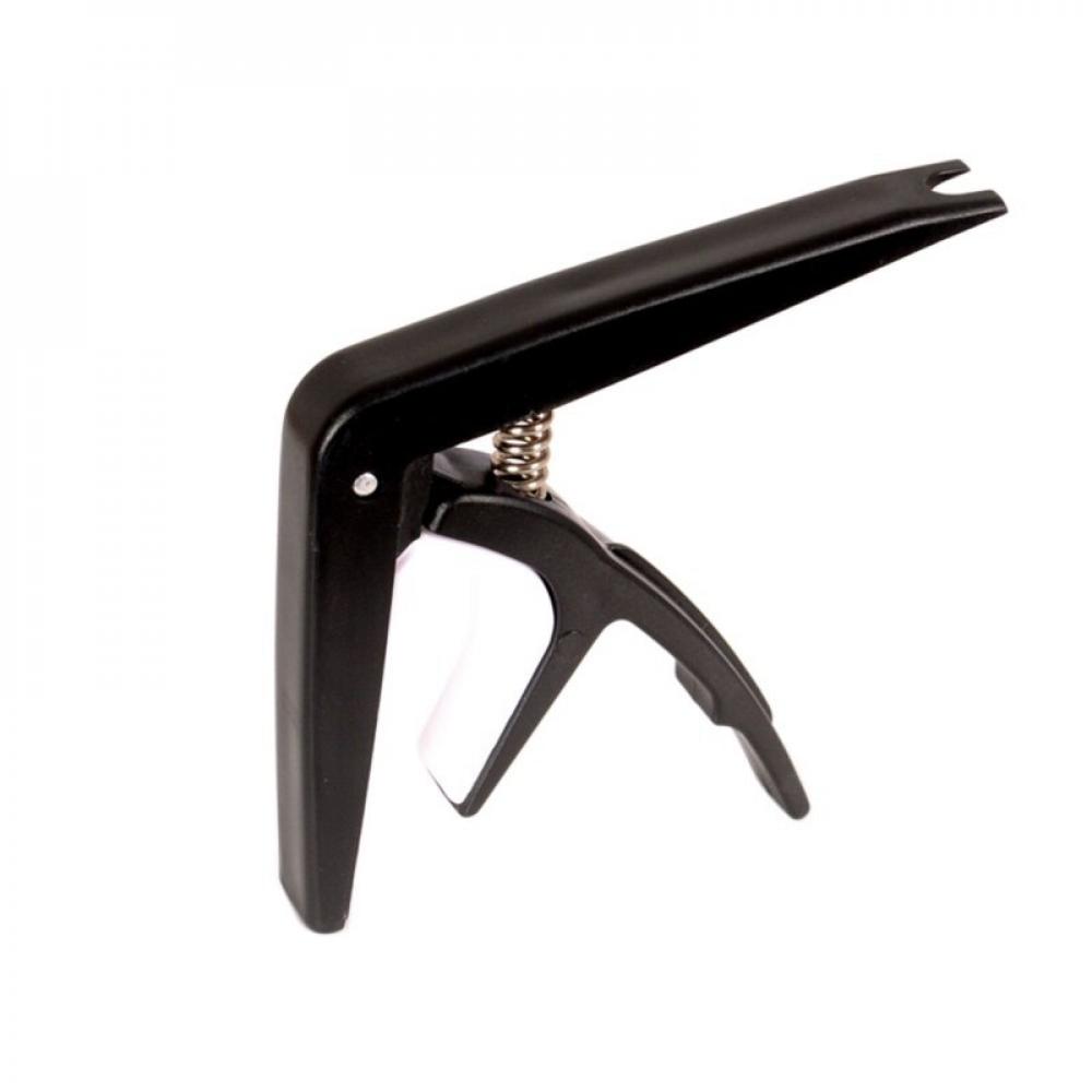 Professional Aluminum Alloy Tune Guitar Tuner Clamp Key Trigger Capo