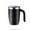 A, variant on Boovnll Self Stirring Coffee Mug, 16oz Stainless Steel Insulated Automatic Magnetic Stirring Coffee Mug, USB Rechargeable Double Wall for Office, Home Travel Cocoa, Milk, Coffee Mug