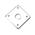 thumbnail image 3 of unbranded Jack Plate Plateado Resistente Con Recubrimiento De Níquel Para Jack De Guitarra Y Bajo Con Instalación Fácil, 3 of 8