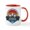 White/Red Inside, variant on CafePress - Ski Sundown New Hartford Connecticut Mugs - 11 oz Ceramic Mug - Novelty Coffee Tea Cup
