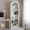 White, variant on DIYART 75.2" Tall Arched Bookshelf, 6-Tier Modern Bookcase, Freestanding Curved Etagere Display Rack, Wood Storage Shelving Unit for Living Room, Home Office, White