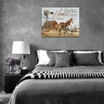 thumbnail image 6 of Rustic Cow Wall Art Farmhouse Animal Pictures Wall Decor Flower Farm Animals Painting Prints Country Old Barn Framed Artwork Home Decor for Bedroom Living Room Bathroom Office 12"x16", 6 of 6